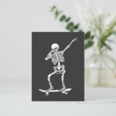 Schatkist Skeletspatbord Briefkaart (Staand voorkant)