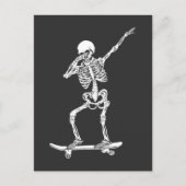 Schatkist Skeletspatbord Briefkaart (Voorkant)