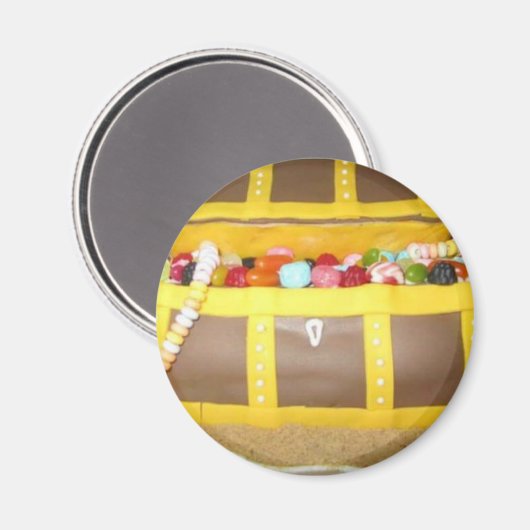 Schatkist taart magneet (Voorkant / Achterkant)