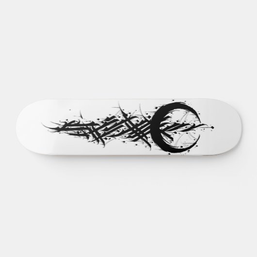 Schatkist tattoo persoonlijk skateboard (Horizontaal)