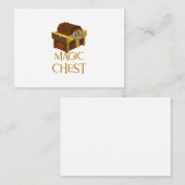 schatkist visitekaartje (Voorkant / Achterkant)