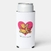 Schatkist Winnie de Poeh & Tigger Seltzer Blikjeskoeler (Seltzer Voorkant)