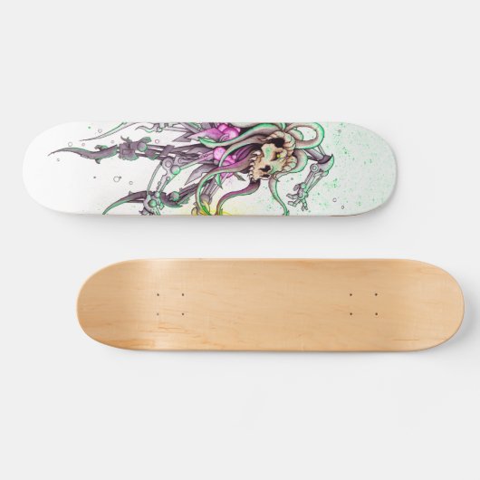 Schatkistdek Medusa Persoonlijk Skateboard (Horizontaal)