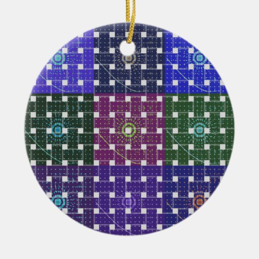 schatkistdozen keramisch ornament (Voorkant)