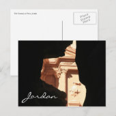 schatkistglimp jordanië briefkaart (Voorkant / Achterkant)
