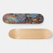 Schatkistplaat van hout in de kraak. skateboard (Horizontaal)