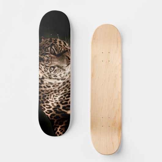 Schatkistplaat van leopard persoonlijk skateboard (Voorkant)