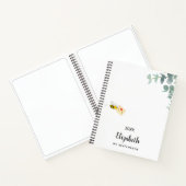 Schatkookboek bijeneucalyptusmonogram notitieboek (Binnen)