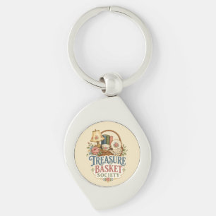 Schatmandsociteit Cottagecore Sleutelhanger
