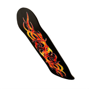 Schatplank "Flame On" Persoonlijk Skateboard