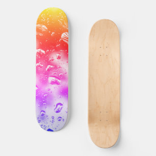 Schatplank, ontwerp voor regenboogregendruppels persoonlijk skateboard