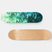 Schatplank, ontwerp voor seafoam-regendruppels persoonlijk skateboard (Horizontaal)