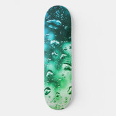 Schatplank, ontwerp voor seafoam-regendruppels persoonlijk skateboard (Voorkant)