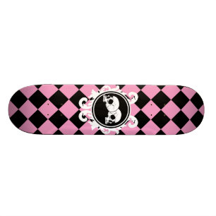 Schatplank van Begird Ebony (Roze) Persoonlijk Skateboard