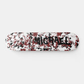 Schatplank van Grunge Splatter Persoonlijk Skateboard (Horizontaal)