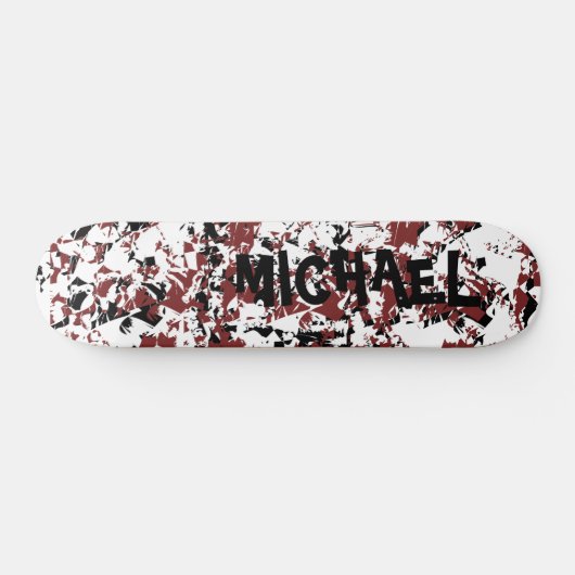 Schatplank van Grunge Splatter Persoonlijk Skateboard (Horizontaal)