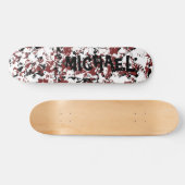 Schatplank van Grunge Splatter Persoonlijk Skateboard (Horizontaal)