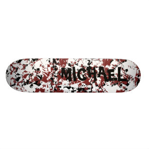 Schatplank van Grunge Splatter Persoonlijk Skateboard