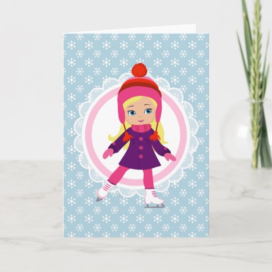 Schatser met klonen - wintersport kaart (Voorkant)