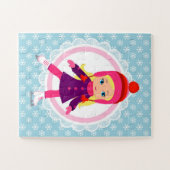 Schatser met klonen - wintersport legpuzzel (Horizontaal)