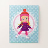 Schatser met klonen - wintersport legpuzzel (Verticaal)