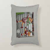 **SCHATSKIJSEN RENDIER** KERST ACCENT KUSSEN (Voorkant(Verticaal))