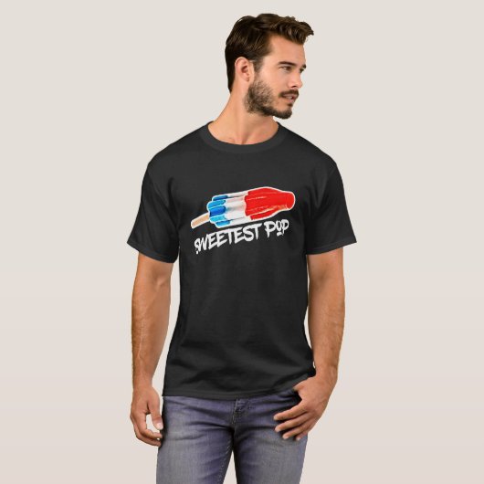 Schatste Pop Rocket Bomb Popsicle Summertime Pap T-shirt (Voorkant volledig)