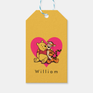 Schatte Winnie de Poeh & Tigger Cadeaulabel