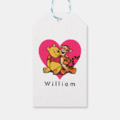 Schatte Winnie de Poeh & Tigger Cadeaulabel (Achterkant)