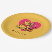 Schatte Winnie de Poeh & Tigger Papieren Bordje (Gekanteld)