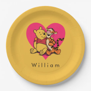 Schatte Winnie de Poeh & Tigger Papieren Bordje