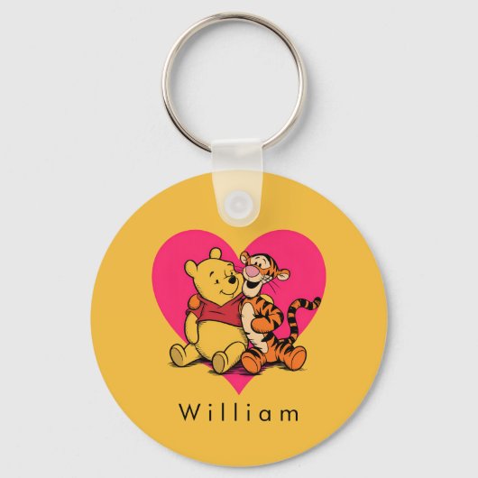 Schatte Winnie de Poeh & Tigger Sleutelhanger (Voorkant)