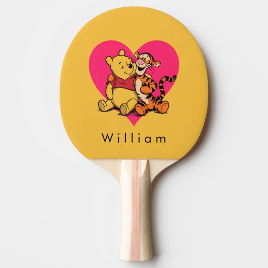 Schatte Winnie de Poeh & Tigger Tafeltennisbatje (Voorkant)
