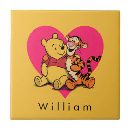 Schatte Winnie de Poeh & Tigger Tegeltje