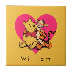Schatte Winnie de Poeh & Tigger Tegeltje