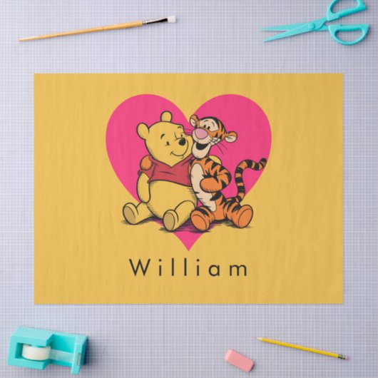 Schatte Winnie de Poeh & Tigger Tissuepapier (Craft)