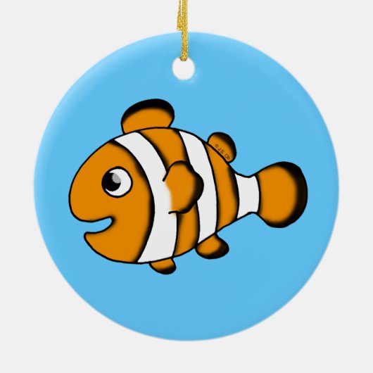 schattebaars keramisch ornament (Achterkant)