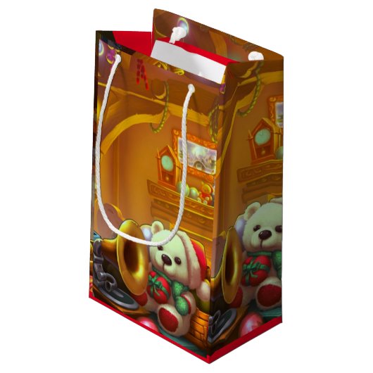 schattebende klein cadeauzakje (Achterkant Gekanteld)