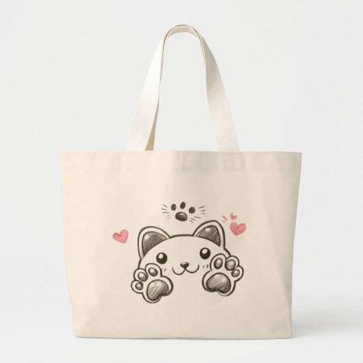 schattebout grote tote bag (Voorkant)