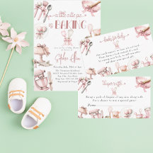 schattebout | Waterverf Roze Meisje Baby shower
