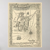 schatteiland Pirate Map (1915) Poster (Voorkant)