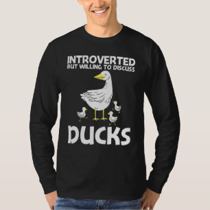 Schattelijke Eend Voor Mannen Vrouwen Eendje Eend  T-shirt