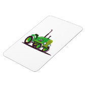Schattelijke Groene Tractor Magneet (Linkerzijde)