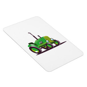 Schattelijke Groene Tractor Magneet