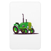 Schattelijke Groene Tractor Magneet (Verticaal)