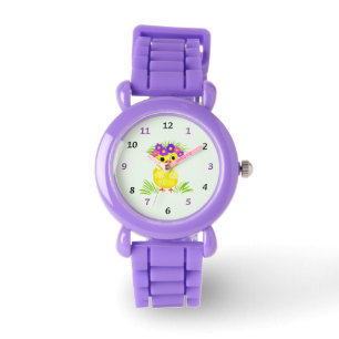 Schattelijke kleine eend horloge