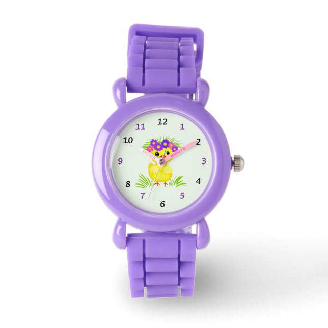 Schattelijke kleine eend horloge (Voorkant)