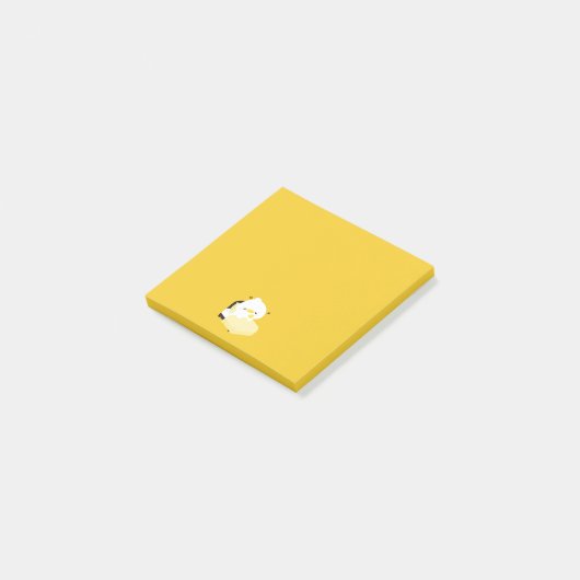 Schattelijke Vermoeide Eend Post-it® Notes (Schuin)