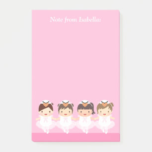Schattelijke Zwanen Ballet Ballerina Voor Meisjes Post-it® Notes