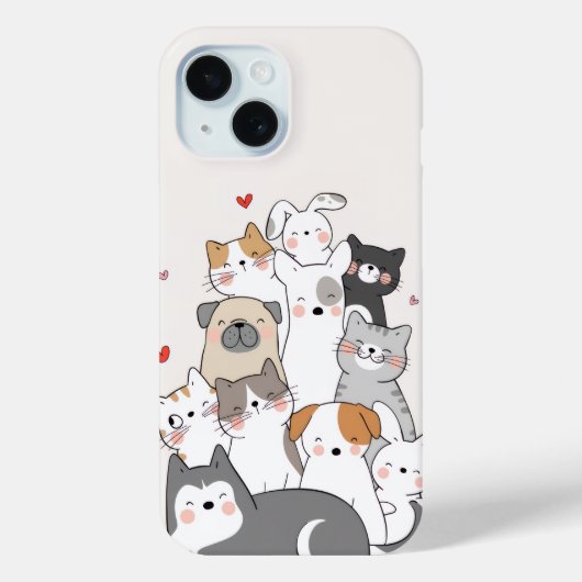 schatten Case-Mate iPhone case (Achterkant)